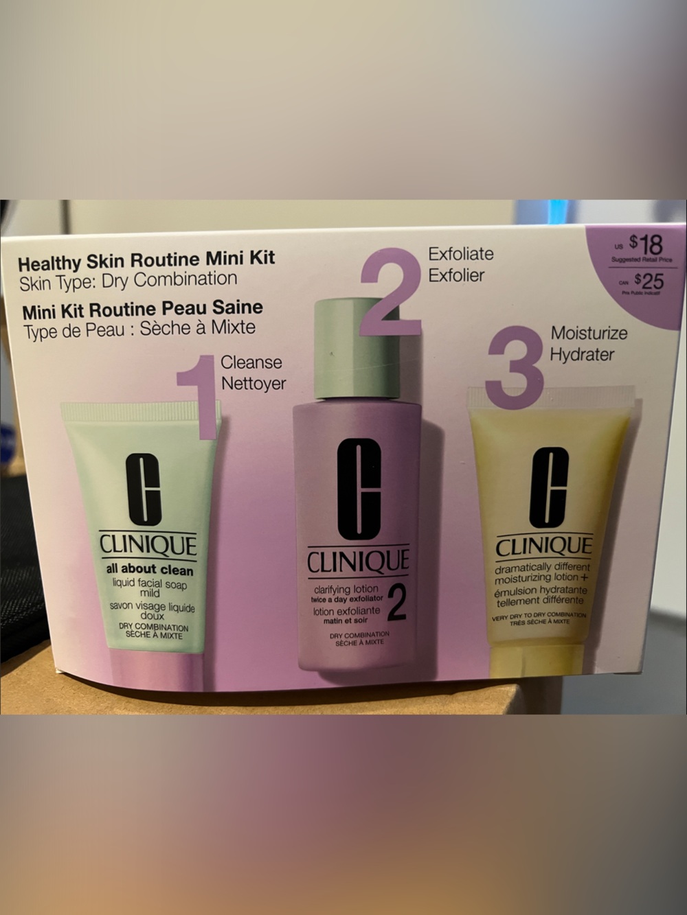 Clinique Mini Healthy Skin Routine Trio — for people with dry skin